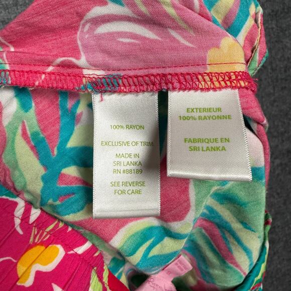 Lilly Pulitzer Womens Size XS Cambridge Palazzo Pants Jungle Resort Floral - Picture 6 of 9